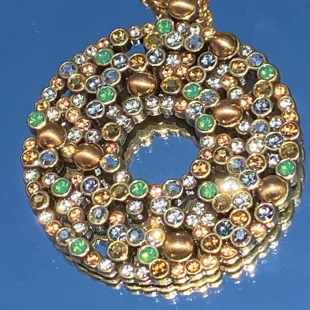 Brighton multi stone necklace - costume jewelry